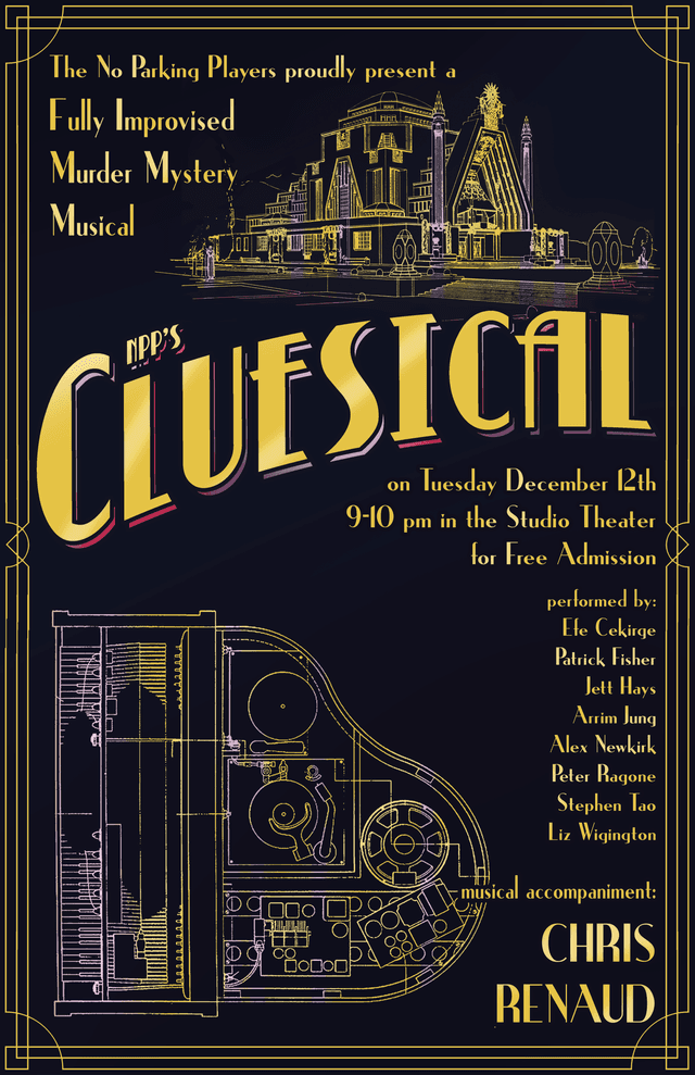 Cluesical show poster.