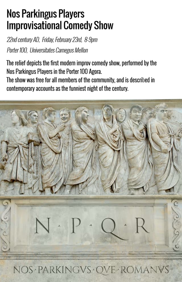 Roman  show poster.