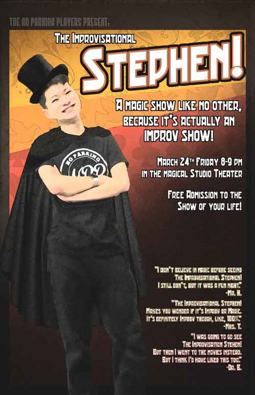 Stephen's Magic Show show poster.